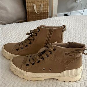 Blowfish Brown High-Top Athletic Shoes